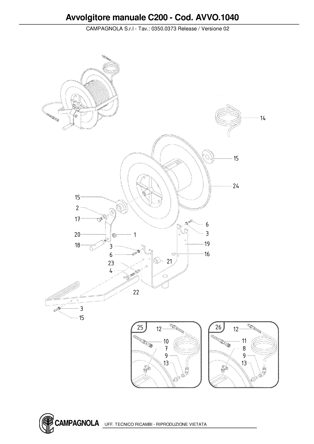AVVO.1040_Avvolgitore manuale C200